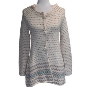 Free People Hooded Knit Cardigan Sweater – XS-Boho Cozy Cottagecore